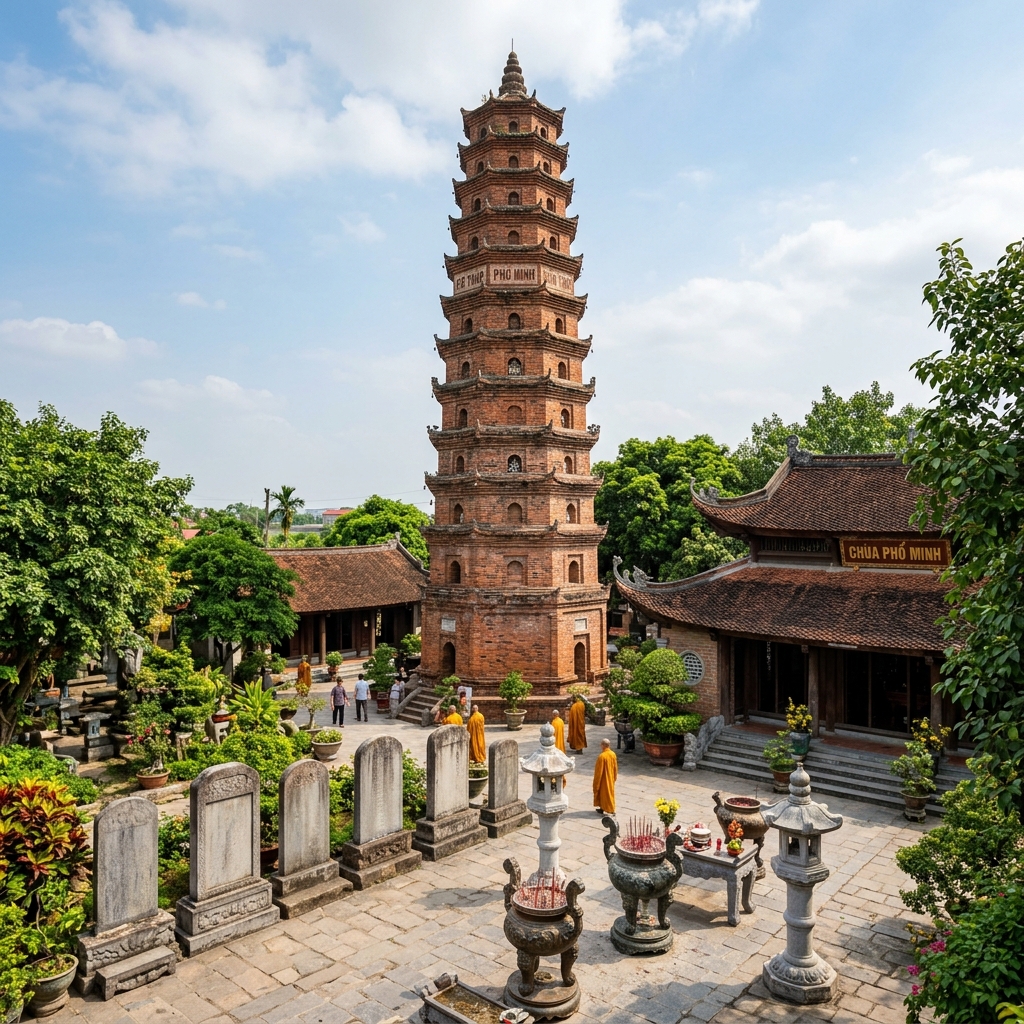Phổ Minh Tower Close-up
